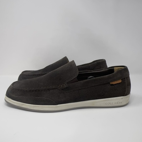 Cole Haan Suede Loafer Men's Size 11.5 Dark Morel S Ellsworth 2 Gore II Loafer - Picture 3 of 9